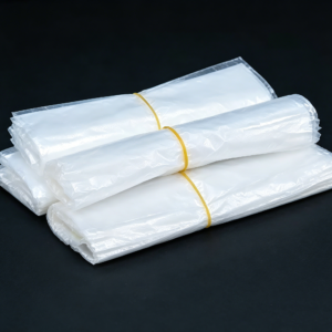 Food Grade Reinforced Flat PE Transparent Packaging Bag