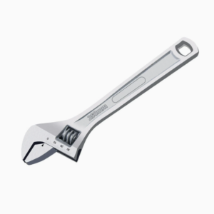high carbon steel adjustable wrench with scale